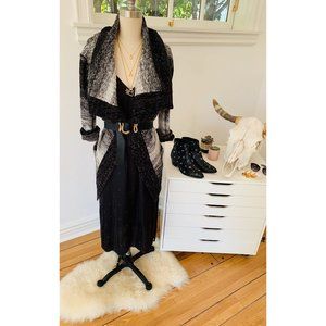 Ombre open front cardigan